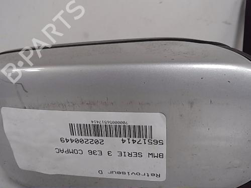 Right mirror BMW 3 Compact (E36) 318 ti 51168144406