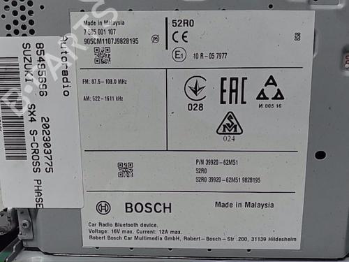 Radio SUZUKI SX4 S-Cross (JY) 1.0 (AKK 310) | BP18827470E6 