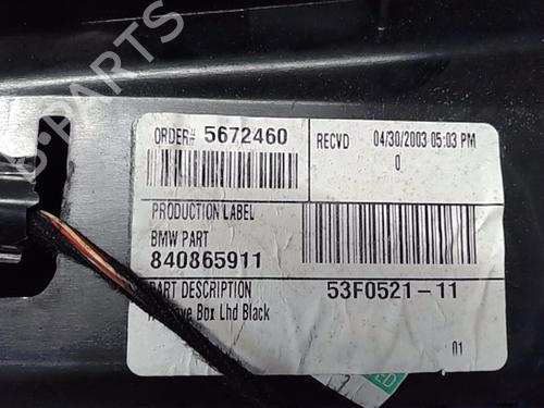 Used Glove box BMW X5 (E53) 3.0 d (184 hp) 19391011