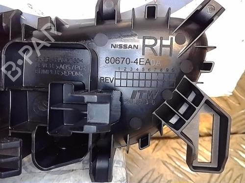 Front right interior door handle RENAULT KADJAR (HA_, HL_) 1.2 TCe 130 (HLMR) | BP13856080I14 
