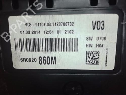 Instrument cluster VW POLO V (6R1, 6C1) 1.2 | BP21827423C47 