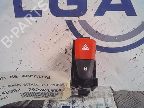 Warning switch RENAULT SCÉNIC III (JZ0/1_) 1.9 dCi (JZ0J, JZ1J, JZ1K, JZ1S) | BP13860158I22 