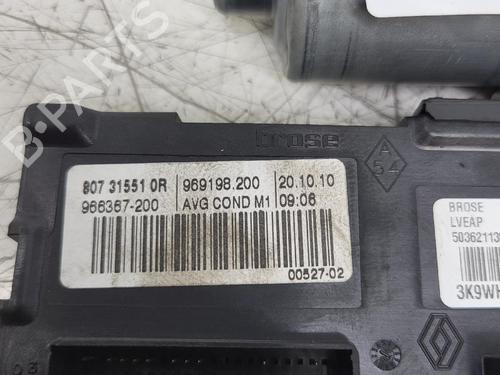 Front left window mechanism RENAULT MEGANE III Hatchback (BZ0/1_, B3_) 1.5 dCi (BZ0C) | BP37500761C22 - Image 2