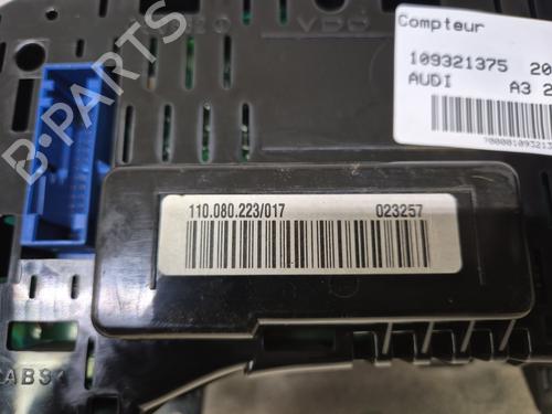 Instrument cluster AUDI A3 (8P1) 3.2 V6 quattro | BP27580745C47 