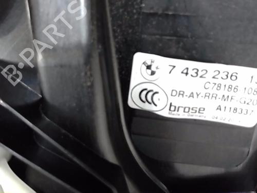 Rear right window mechanism BMW 3 Gran Turismo (F34)  | BP20507866C25 