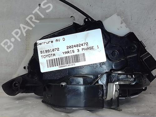 Front right lock TOYOTA YARIS (_P13_)  | BP19689103C97 