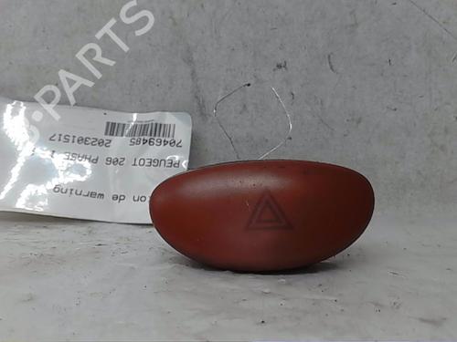 Used Warning switch PEUGEOT 206 Hatchback (2A/C) 2.0 HDI 90 (90 hp) 13828599