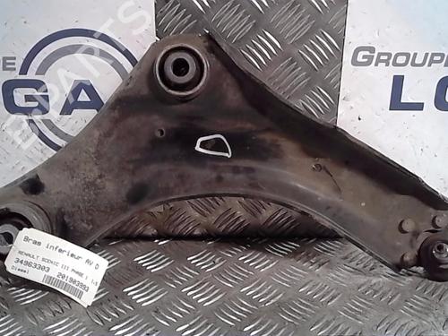 Used Left front suspension arm RENAULT SCÉNIC III (JZ0/1_) 1.5 dCi (110 hp) 14552108
