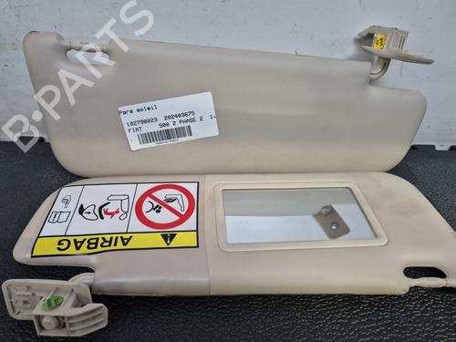 Used Left sun visor FIAT 500 (312_) 1.2 (312AXA1A) (69 hp) 24419649