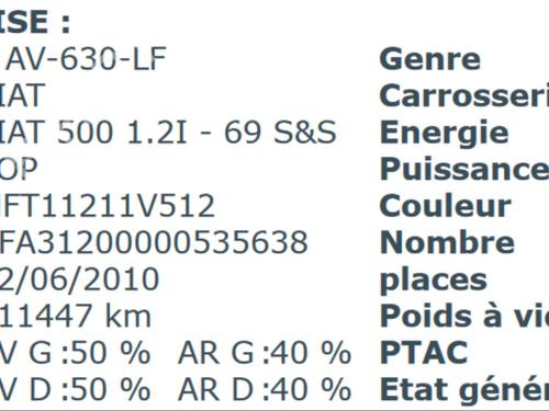 Horn FIAT 500 (312_) 1.2 (312AXA1A) | BP16849674E13 