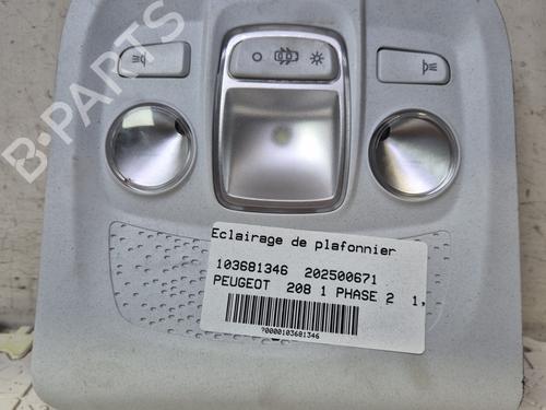 Used Interior roof light PEUGEOT 208 I (CA_, CC_) 1.2 THP 110 (110 hp) 24650809