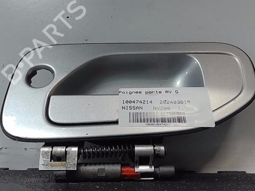 Used Front left exterior door handle NISSAN NV200 Van 1.5 dCi 90 (M20, M20N, M20M) (90 hp) 23200993