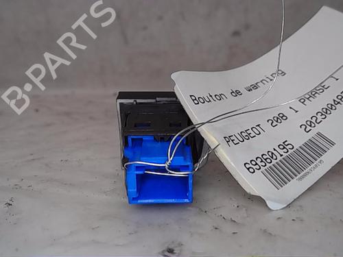 Used Warning switch PEUGEOT 208 I (CA_, CC_) 1.6 HDi (92 hp) 13830459