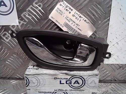 Used Rear right interior door handle RENAULT KOLEOS I (HY_) 2.0 dCi (HY0K) (150 hp) 13860021