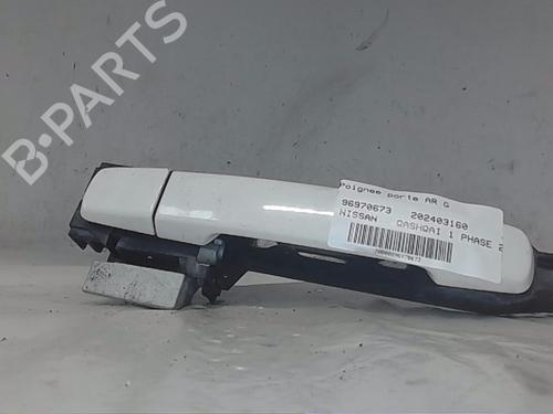 Used Rear left exterior door handle NISSAN QASHQAI / QASHQAI +2 I (J10, NJ10, JJ10E) [2006-2014]  21797570