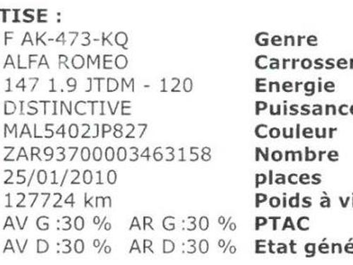Venstre baklys, luke ALFA ROMEO 147 (937_) 1.9 JTDM 8V (937.AXD1A, 937.AXU1A, 937.BXU1A) | BP16568032C79 