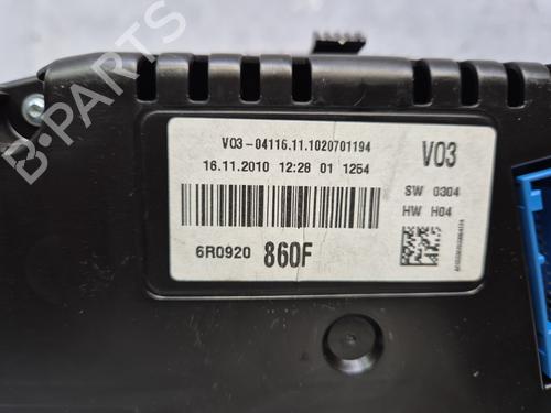 Instrument cluster VW POLO V (6R1, 6C1) 1.2 | BP30955378C47