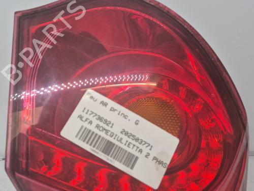 Used Left taillight ALFA ROMEO GIULIETTA (940_) 1.6 JTDM (940FXD1A) (105 hp) 31347484