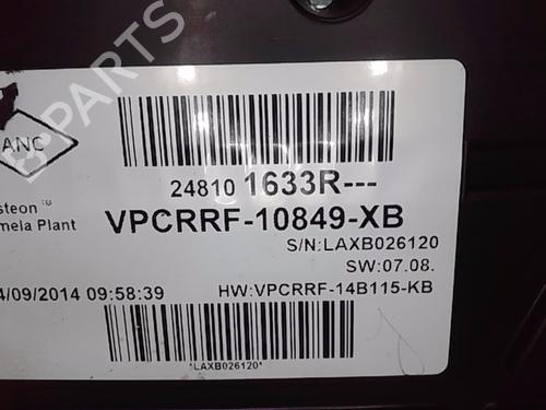 Instrument cluster RENAULT CLIO IV (BH_) 1.5 dCi 90 | BP13837275C47 