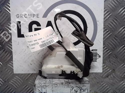 Used Front right lock PEUGEOT 3008 I MPV (0U_) 1.6 HDi (112 hp) 13851864