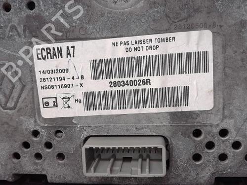 Display monitor RENAULT LAGUNA III (BT0/1) 1.5 dCi (BT00, BT0A, BT0T, BT1J) | BP16347266C48 