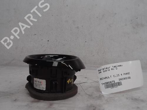 Luftventilen RENAULT CLIO IV (BH_) 0.9 TCe 90 (BHNF, BHMA, BHMH, BHJK, BHJR) (90 hp) 15394473