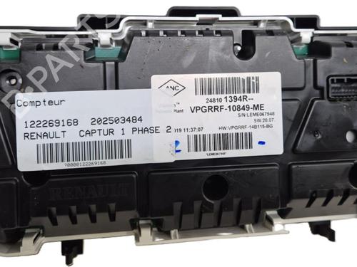Instrument cluster RENAULT CAPTUR I (J5_, H5_) 1.3 TCe 150 (J5NK, J5JS) | BP33211194C47 - Image 4