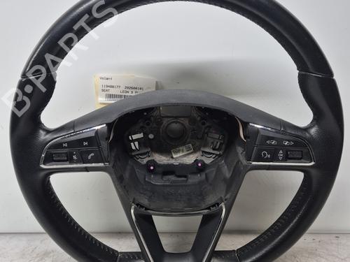 Used Steering wheel SEAT LEON (5F1) 2.0 TDI (150 hp) 32291421
