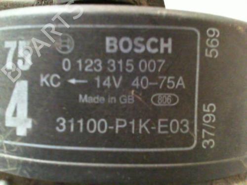 Used Alternator HONDA CIVIC VI Fastback (MA, MB) 1.6 i (MB1) (113 hp) 13871735
