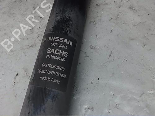 Used Left rear shock absorber NISSAN QASHQAI / QASHQAI +2 I (J10, NJ10, JJ10E) 1.5 dCi (106 hp) 16953597