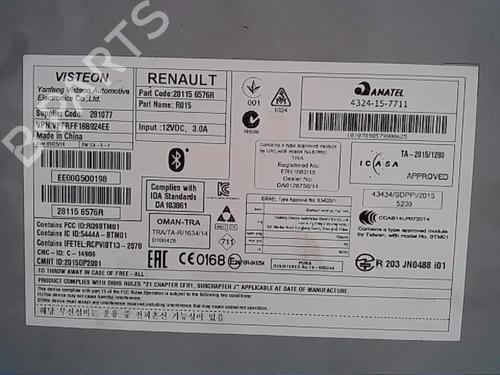 Radio RENAULT SCÉNIC IV (J9_)  | BP13861336E6 