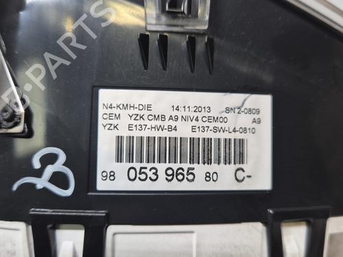 Instrument cluster PEUGEOT 2008 I (CU_) 1.6 HDi | BP33210416C47 - Image 4