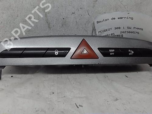 Used Warning switch PEUGEOT 308 SW I (4E_, 4H_) 1.6 HDi (109 hp) 13825560
