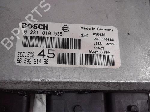 Used Engine control unit (ECU) PEUGEOT 307 (3A/C) 2.0 HDi 90 (90 hp) 16856531