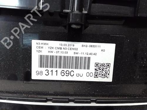 Used Instrument cluster Instrument cluster CITROËN JUMPY III Van (V_) 1.6 BlueHDi 115 (115 hp) 20507740 20507740