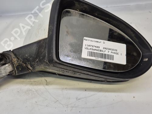 Used Right mirror VW GOLF VII (5G1, BQ1, BE1, BE2) 2.0 GTD (184 hp) 31029650