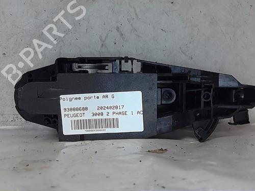Used Rear left exterior door handle PEUGEOT 3008 II SUV (MC_, MR_, MJ_, M4_) 1.6 BlueHDi 120 (120 hp) 30924529