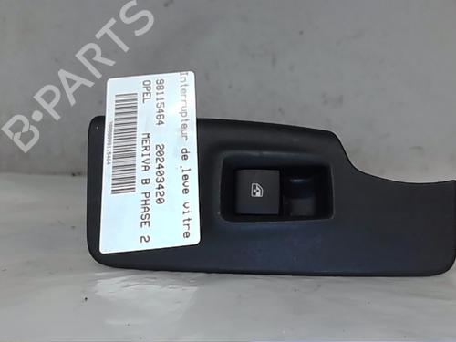 Used Right rear window switch OPEL MERIVA B MPV (S10) 1.4 (75) (120 hp) 22375241