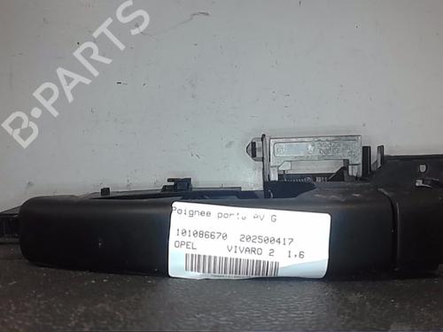 Front left exterior door handle OPEL VIVARO B Van (X82) 1.6 CDTI (05) 95518889