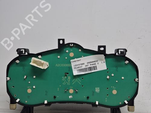 Used Instrument cluster Instrument cluster PEUGEOT 207 (WA_, WC_) 1.6 HDi (92 hp) 34709637 34709637