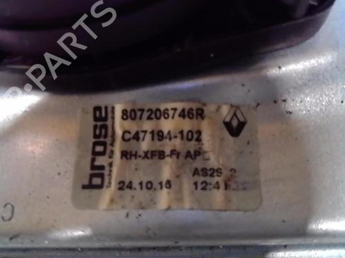 Vindusheismekanisme høyre foran RENAULT MEGANE IV Hatchback (B9A/M/N_) 1.2 TCe 130 (B9MR) | BP13856867C23 