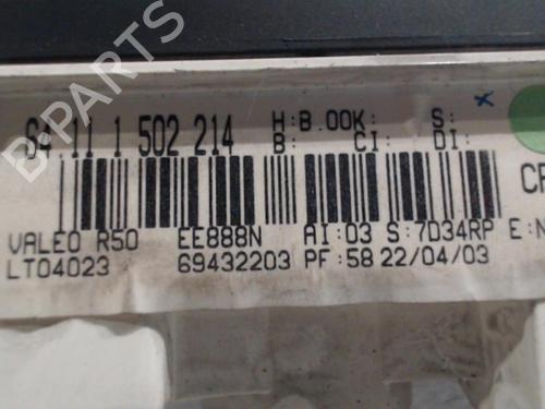 Climate control MINI MINI (R50, R53) Cooper | BP13867080I5 