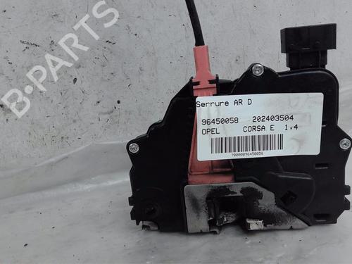 Used Rear right lock OPEL CORSA E (X15) 1.4 (08, 68) (90 hp) 21675958