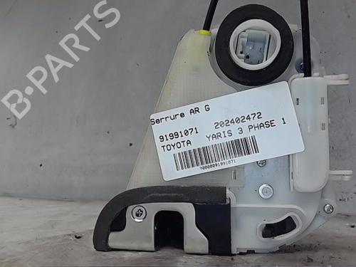 Used Rear left lock TOYOTA YARIS (_P13_) [2010-2020]  19689102