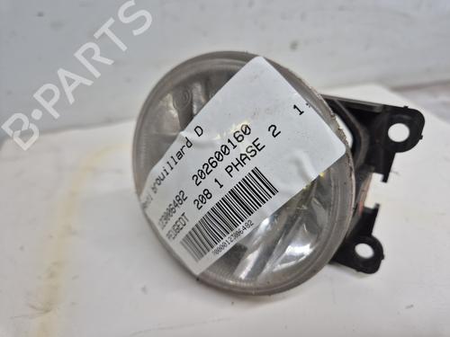 Used Right front fog light Right front fog light PEUGEOT 208 I (CA_, CC_) 1.2 VTI 82 (82 hp) 33277957 33277957