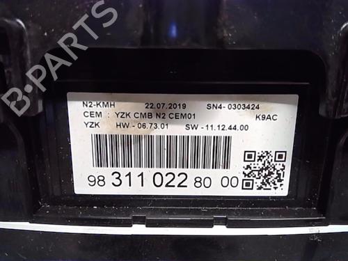 Used Instrument cluster CITROËN BERLINGO Box Body/MPV (K9) 1.5 BlueHDi 130 (131 hp) 13857299
