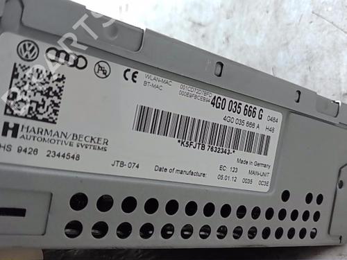 Used Radio AUDI A6 C7 Avant (4G5, 4GD) 3.0 TDI (204 hp) 16696011