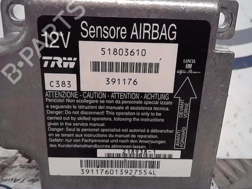 ECU airbags FIAT PANDA (169_) 1.2 (169.AXB11, 169.AXB1A) | BP14552638M53 