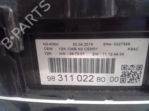 Instrument cluster CITROËN BERLINGO Box Body/MPV (K9)  | BP13857379C47 