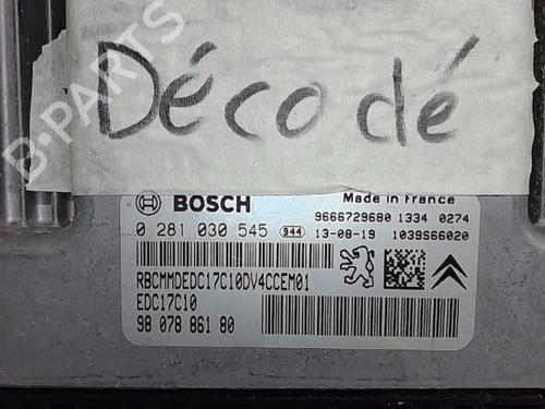 Used Engine control unit (ECU) PEUGEOT 208 I (CA_, CC_) 1.4 HDi (68 hp) 13836259